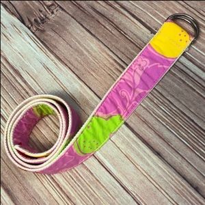 NWOT Lilly Pulitzer Pink Summer Fruit Belt - Women’s size Small